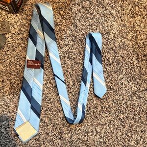 Light Blue Striped Men's Tie